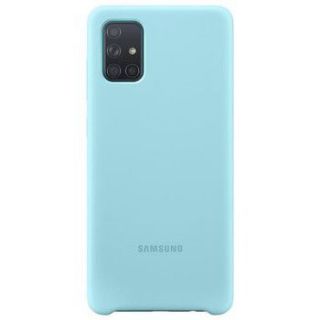 Samsung Galaxy A71 Silicone Cover Blue zils