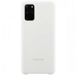 Samsung Galaxy S20 Plus Silicone Cover White balts