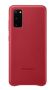 Samsung Samsung - Galaxy S20 Leather Cover case Red
