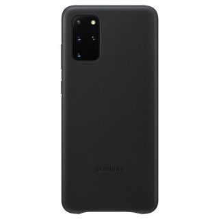 Samsung Galaxy S20 Plus Leather Cover Black