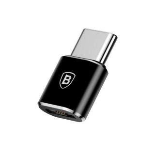 Baseus Adapter MicroUSB to Type-C Black melns