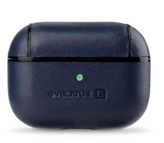 Evelatus Evelatus Apple AirPods Pro Leather Protective Case Dark Blue