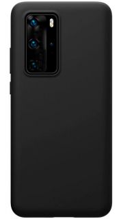 Evelatus Evelatus Huawei P40 Pro Soft Touch Silicone Black melns