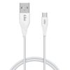 Bezvadu ierīces un gadžeti&nbsp;-&nbsp;iLike iLike Charging Cable for MicroUSB ICM01 White&nbsp;