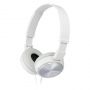 Sony Foldable Headphones MDR-ZX310 Headband / On-Ear, White balts