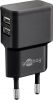 Сетевые Устройства&nbsp;-&nbsp;Goobay Dual USB charger 44951 2.4 A, 2 USB 2.0 female  Type A , Black,...»&nbsp;