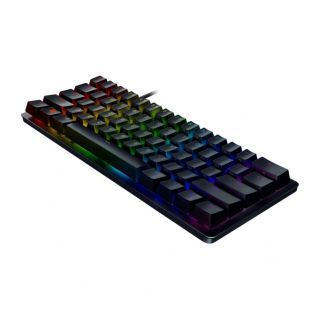 - Razer 
 
 Huntsman Mini 60%, Gaming keyboard, Opto-Mechanical, RGB LED light, RU, Black, Wired