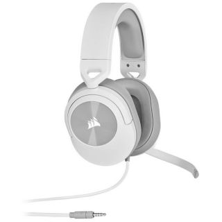 Corsair Stereo Gaming Headset HS55 Built-in microphone, White, Wired, Noice canceling