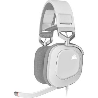 Corsair RGB USB Gaming Headset HS80 Built-in microphone, White, Wired, Over-Ear