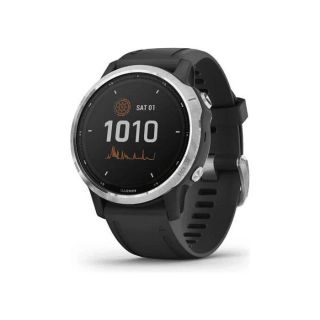 Garmin fenix 6S Silver w / Black Band GPS Silver sudrabs melns