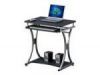 Аксессуары компютера/планшеты - Compact computer desk 700x550 with sliding keyboard tray Black 