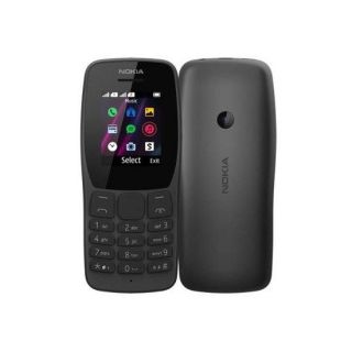 NOKIA 110 Dual black ENG / RUS melns