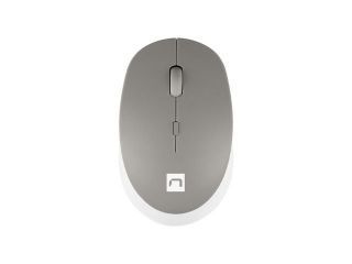 Natec Mouse Harrier 2 	Wireless, White / Grey, Bluetooth balts