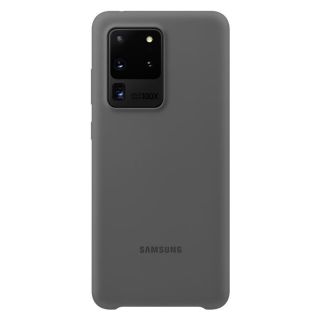 Samsung Galaxy S20 Ultra Silicone Cover case Gray pelēks