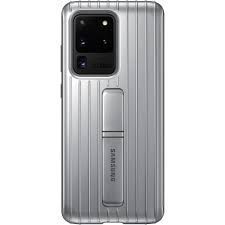 Samsung Galaxy S20 Ultra Protective Standing cover case Silver