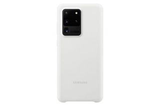 Samsung Galaxy S20 Ultra Silicone Cover case White balts