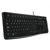 Aksesuāri datoru/planšetes Logitech LOGI K120 Corded Keyboard OEM US Black melns Somas portatīvajiem datoriem