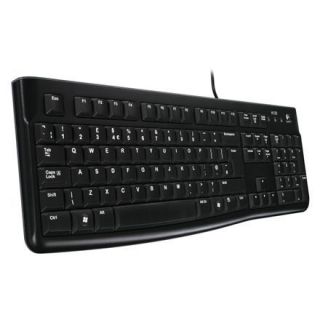 Logitech LOGI K120 Corded Keyboard OEM US Black melns