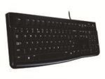 Logitech LOGI K120 Corded Keyboard black US melns
