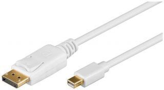 - Goobay 
 
 Mini DisplayPort adapter cable 1.2 52858 1 m, Gold-Plated connectors