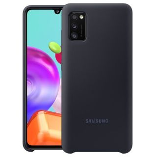 Samsung Galaxy A41 Silicone Cover case Black melns