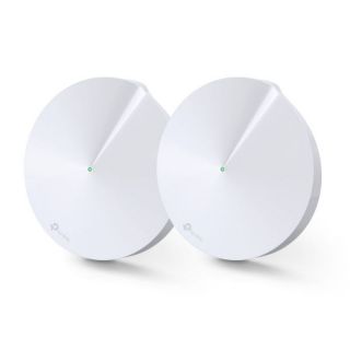 TP-LINK AC1300 Whole Home Mesh Wi-Fi System Deco M5  2-pack  802.11ac, 867+400 Mbit / s, 10 / 100 / 1000 Mbit / s, Ethernet LAN  RJ-45  ports 2, Mesh Support Yes, MU-MiMO Yes, Antenna type 4xInternal per Deco uni