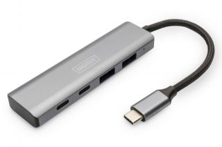 - Digitus 
 
 USB-C 4 Port HUB 2x USB-A + 2x USB-C Gen2 DA-70245