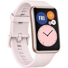 Huawei Pulkstenis Watch Fit Sakura Pink / Pink Silicone Strap rozā