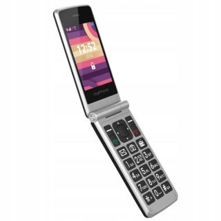 MyPhone Tango LTE Dual black / silver melns sudrabs