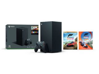 Microsoft Xbox Series X 1TB Black + Forza Horizon 5 melns