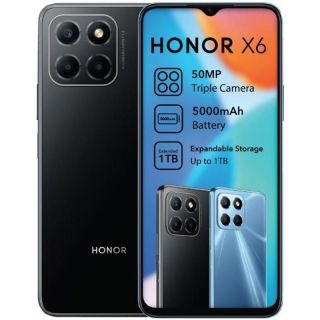 Huawei Honor X6 Dual 4+64GB Midnight Black melns