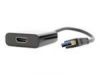 Aksesuāri datoru/planšetes GEMBIRD A-USB3-HDMI-02 USB display adapter USB 3.0->HDMI black melns Kabeļi HDMI/DVI/VGA/USB/Audio/Video