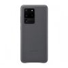 Аксессуары Моб. & Смарт. телефонам Samsung Galaxy S20 Ultra Leather Cover case Gray pelēks Внешние акумуляторы
