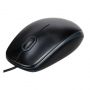 Logitech LOGI B100 optical Mouse Black USB OEM melns