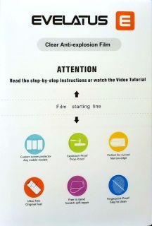 Evelatus Universal Tablet Hydrogel film for cutter Transparent