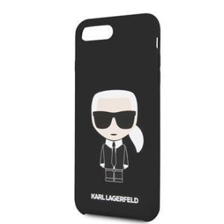 - Karl Lagerfeld iPhone 7 Plus  /  8 Plus Full Body Silicone Cover Black melns
