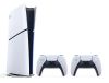 Spēļu konsoles Sony Playstation 5 Digital Edition D Slim + 2 DualSense White balts Aksesuāri