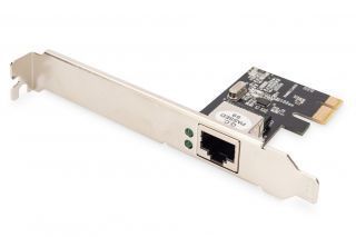 - Digitus 
 
 Gigabit Ethernet PCI Express Card 32-bit, low profile bracket, Realtek RTL8111H DN-10130-1