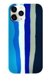 Evelatus iPhone 14 Pro Silicone case Multi-Colored Blue zils