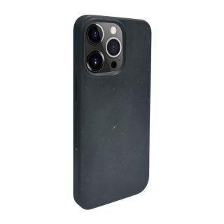 - iLike 
 Apple 
 iPhone 14 Pro Max Silicone plastic case Eco Print Design 
 Black melns