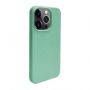 - iLike 
 Apple 
 iPhone 14 Pro Max Silicone plastic case Eco Print Design Flower 
 Green zaļš zaļš