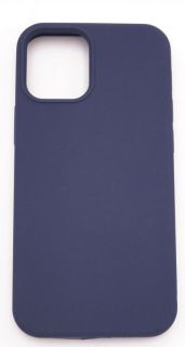 Evelatus Evelatus Apple iPhone 12 / 12 Pro Premium Soft Touch Silicone Case Midnight Blue