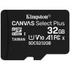 Datu nesēji Kingston 32GB microSD HC Canvas Select Plus Savienojamie CD ietvari