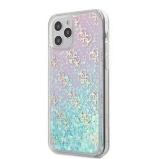 GUESS iPhone 12 / 12 Pro 4G Liquid Glitter Cover