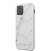Aksesuāri Mob. & Vied. telefoniem GUESS iPhone 12 mini 5.4'' PC / TPU Marble Cover White balts 