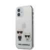 Aksesuāri Mob. & Vied. telefoniem - iPhone 12 mini 5.4'' PC / TPU Karl &Choupette Cover Transparent 