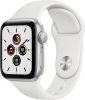 Смарт-часы Apple Watch SE GPS, 44mm Aluminium Case with white Sport Band - Regular Silv...» 