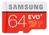 Datu nesēji Samsung EVO Plus 64GB microSD & adapter  