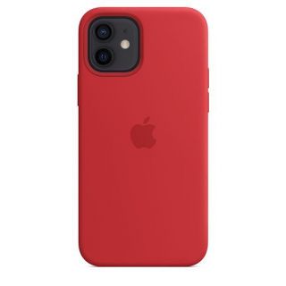 Apple Silicone Case with MagSafe for iPhone 12 mini Red sarkans