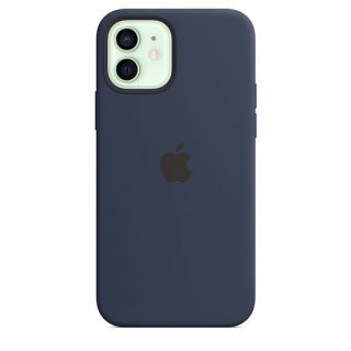 Apple Silicone Case with MagSafe for iPhone 12 mini Deep Navy